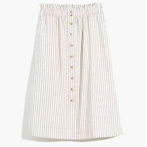 Madewell midi skirt
